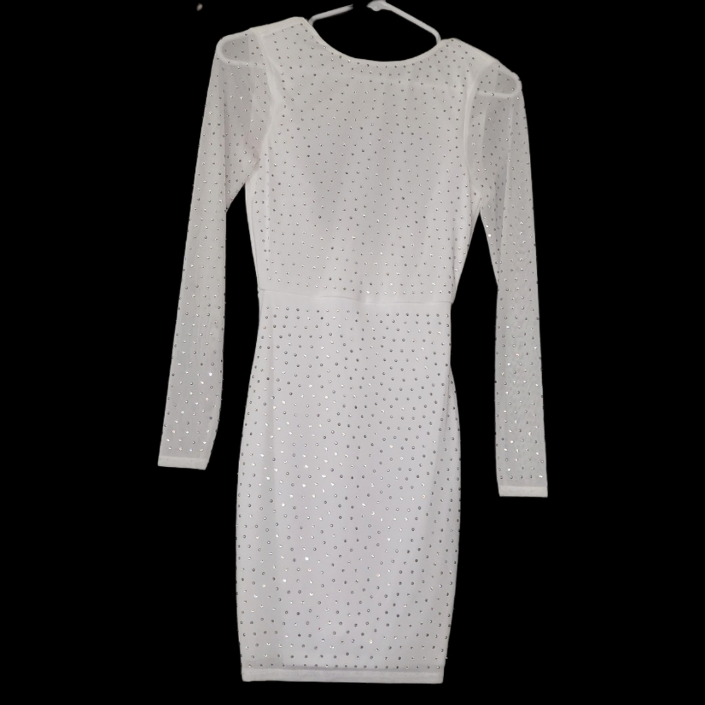 SOLD- Windsor Bling White Dress